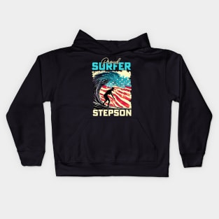 Proud Surfer Stepson Kids Hoodie